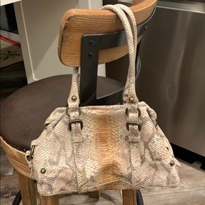 Snakeskin purse
